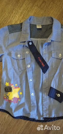 Рубашка для мальчика 110