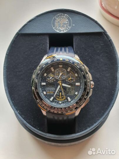 Часы Citizen. shyhawk.Eco-Drive.Blue angels
