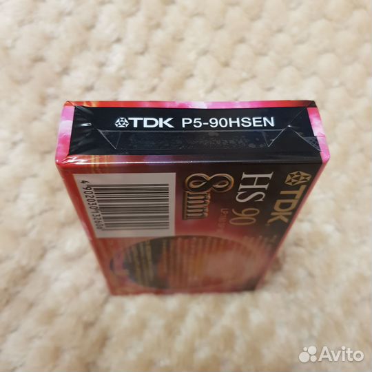 Видеокассета TDK HS 8 mm 90