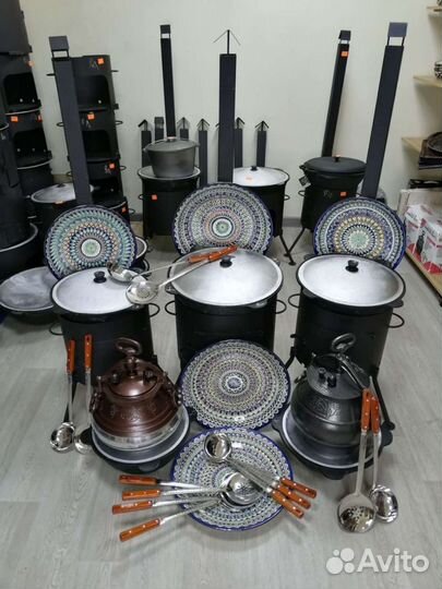 Казан чугунный узбекский