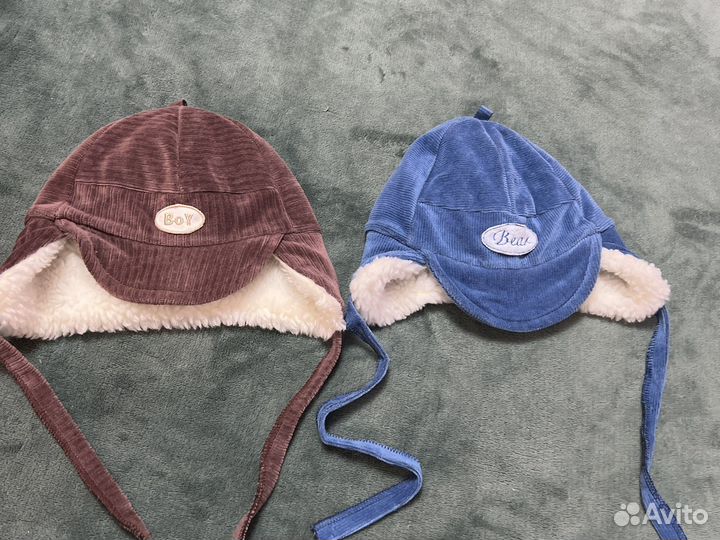 Шапка зимняя для мальчика 2-4 года новая