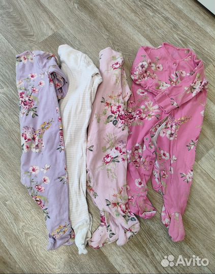 Большой пакет вещей на девочку 56-74