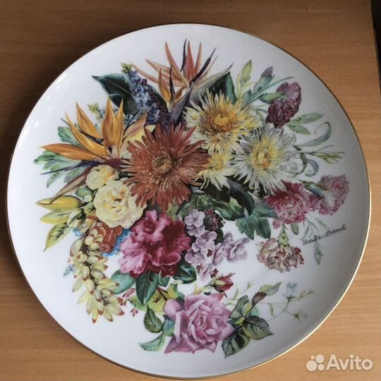 Настенная тарелка Grand Finale Ursula,1992,большая