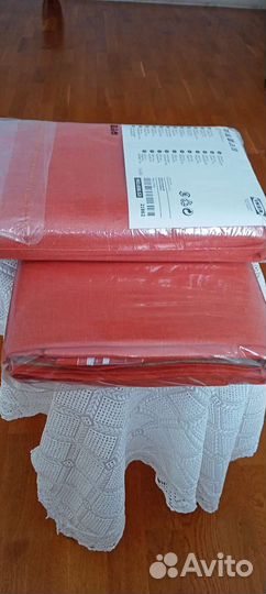 Льняные шторы Икеа Арья в упаковке