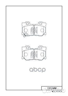 D1284M AY060NS046 колодки дисковые з Nissan