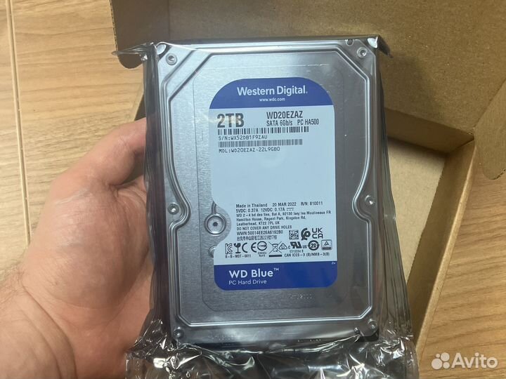 Жесткий диск 2 тб. 3,5 western digital