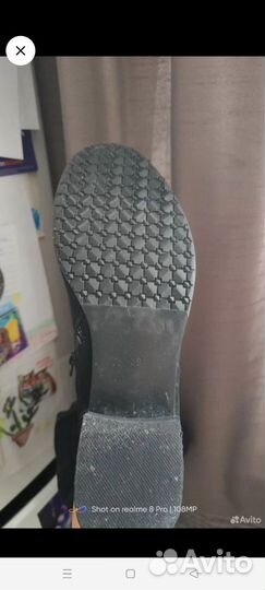 Зимние сапоги натуральная замша 39