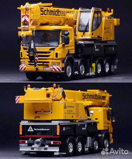 1/50 кран Liebherr LTF 1060 Schmidbauer Scania WSI
