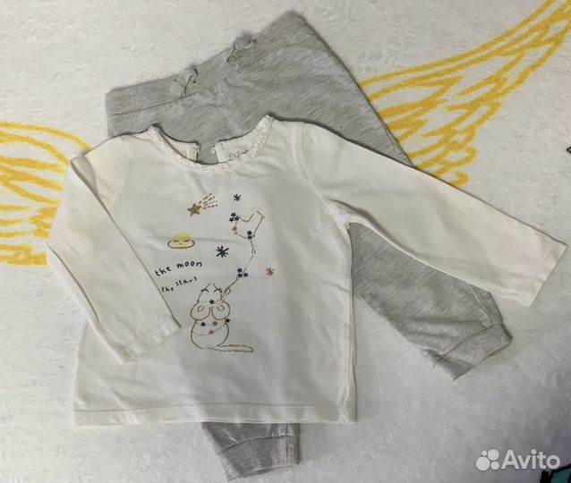 Одежда пакетом для девочки 80