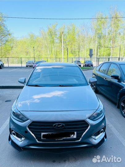 Сплиттер губа универсальный на передний бампер