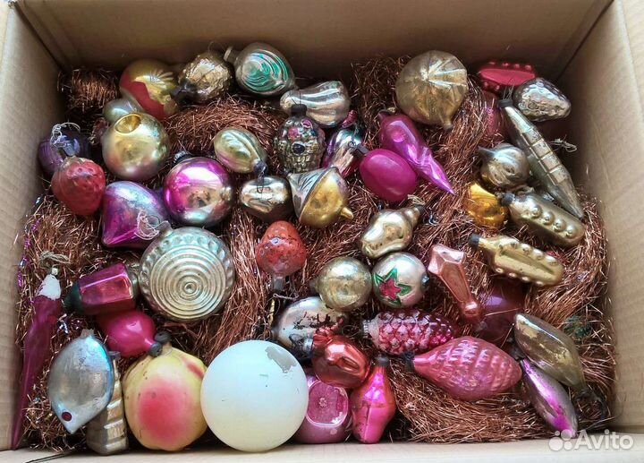 Старинные ёлочные игрушки