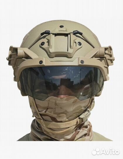 Откидные флип-очки для тактического шлема