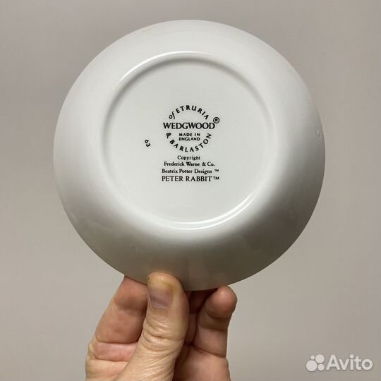 Десертная тарелка Wedgwood Peter Rabbit Англия