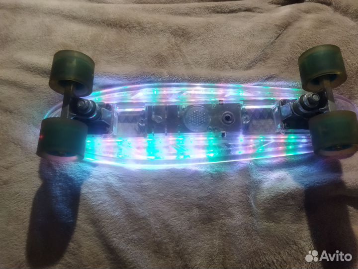 Скейт Пениборд светящийся