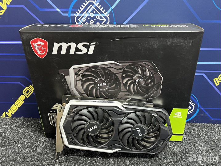 Видеокарта MSI GeForce GTX 1660 Ti armor 6G OC