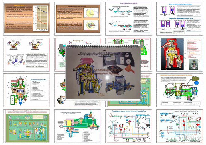 Альбом по автотормозам для локомотивных бригад