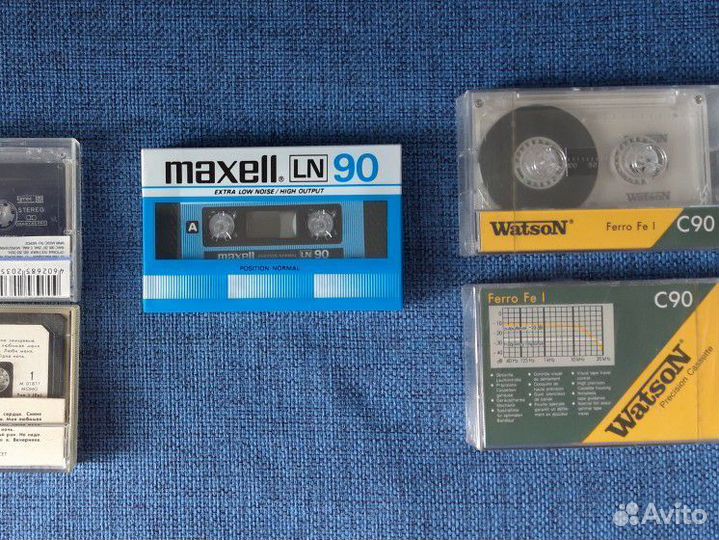 Аудиокассеты новые запечатанные