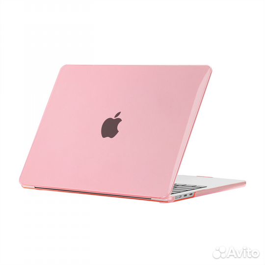 Чехол для MacBook 12 глянец розовый