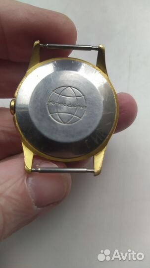 Часы ракета СССР позолота