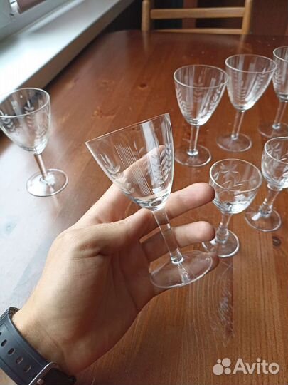 Фужеры стеклянные