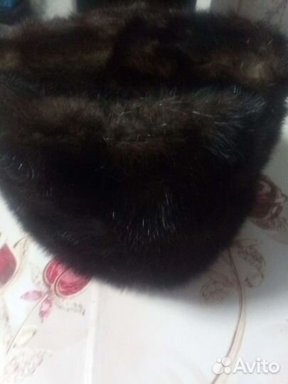 Шапки 2 шт,куница и норковая