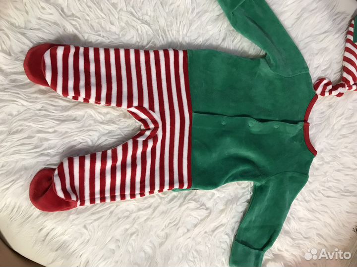 Новогодний комплект для малыша 56-62 Marks&Spencer