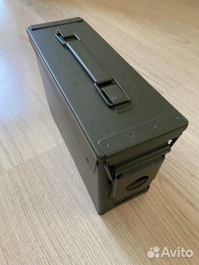 Герметичный металлический ящик.30 cal