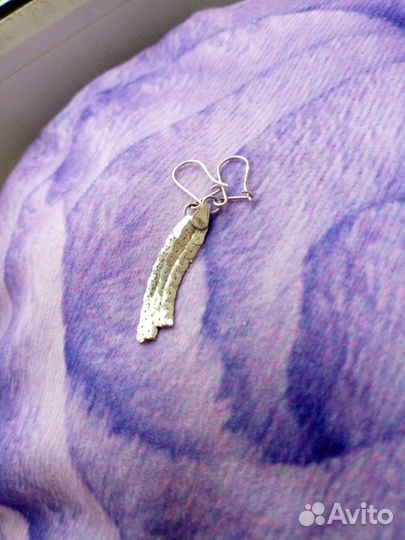 Серьги и браслет серебро 925