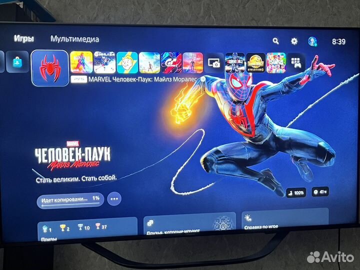 Игра на playstation 5 человек паук