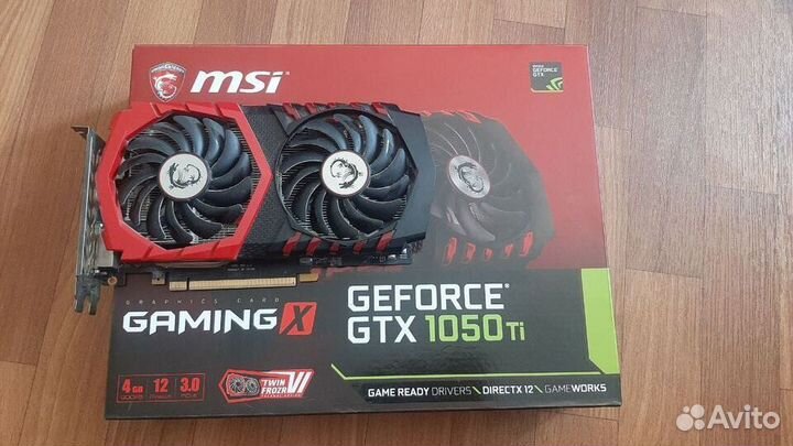 Видеокарта gtx 1050 ti msi