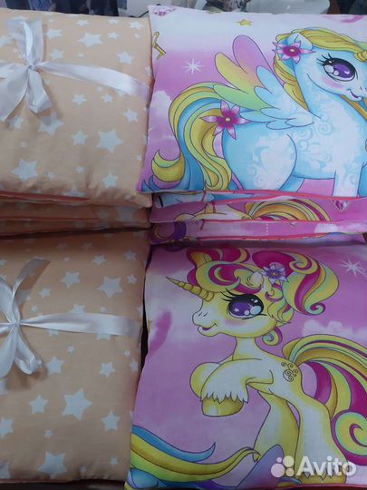 Бортики в кроватку новые