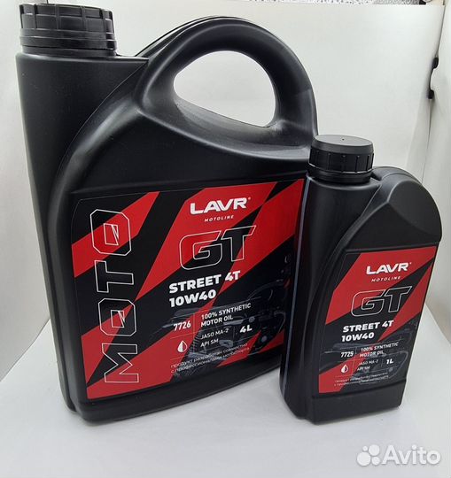 Масло 4т 4t 10w40 синтетика MA-2 мото скутера 1л4л