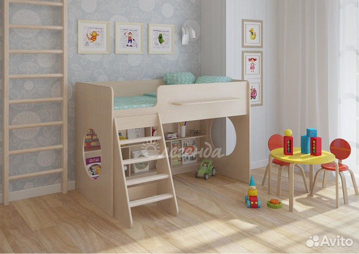 Кровать чердак