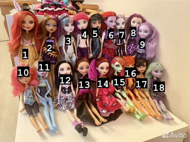 Куклы монстер хай и эвер афтер хай