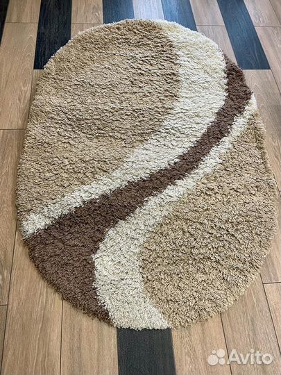 Ковер овальный с длинным ворсом