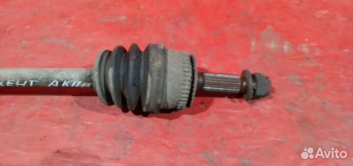 Хендай акцент привод левый автомат 1.3 АКПП с абс