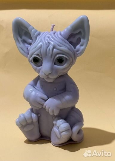 Свеча фигурная Котёнок Сфинкс LAmer.candle