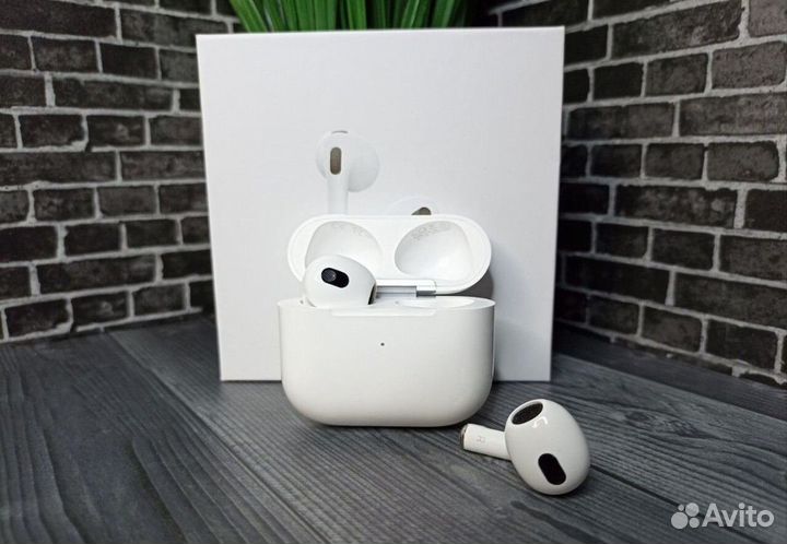 AirPods 3 / Pro 2 (гарантия + чехол)чип JieLi