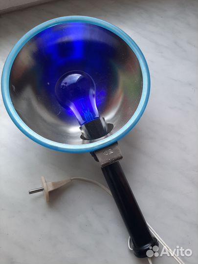 Синяя лампа рефлектор Минина
