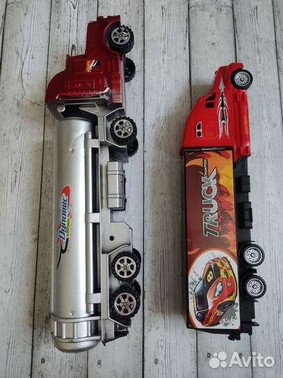 Машинки Игрушки Бензовоз и Фура