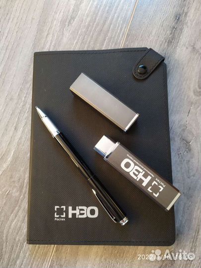 Ручка шариковая с ежедневником нэо