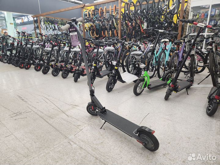 Электросамокат hiper Slim VX907 серый новый