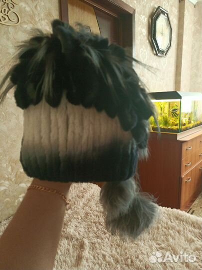 Шапка зимняя меховая женская