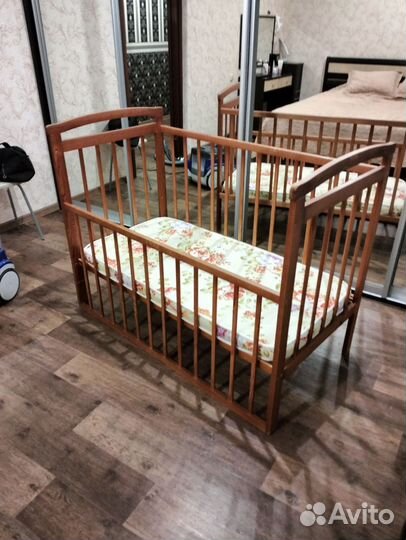 Детская кровать качалка бу