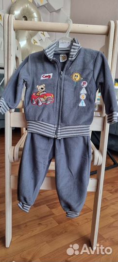 Новый флисовый костюм для малыша