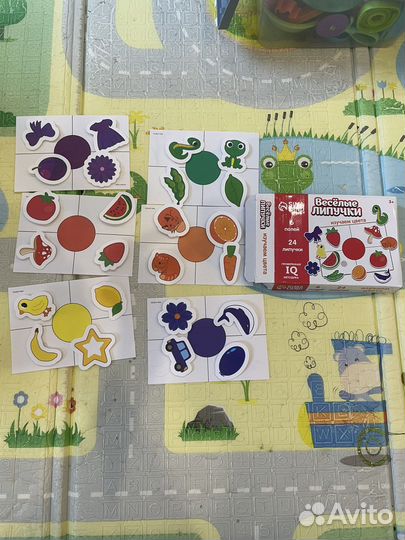 Изучение цветов на липучках