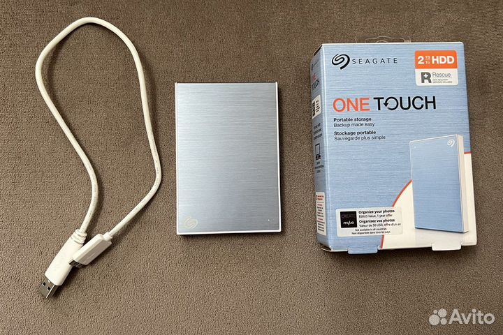 Внешний жесткий диск seagate one touch 2 tb