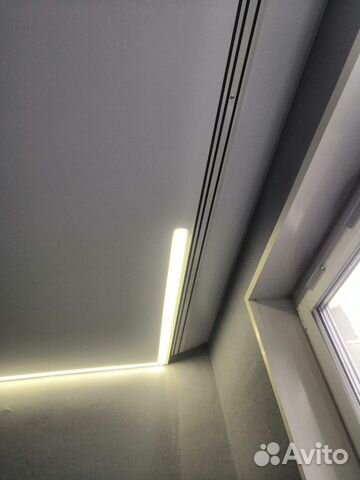 Потолок 17 м.кв. Подсветка ниши в подарок объявление продам
