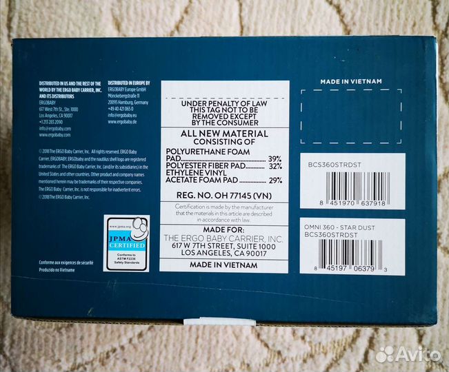 Эрго рюкзак-кенгуру Ergobaby 360