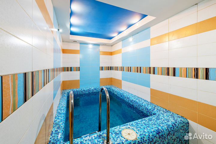 Русская баня и финская сауна с тёплым бассейном